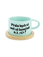 CHCELI BY SME KONEČNE MAŤ KLADIVO! - mätový hrnček makrónka 200 ml CHCELI BY SME KONEČNE MAŤ KLADIVO! - mätový hrnček makrónka 200 ml