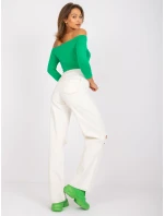 RO džínsové nohavice SP PNT N08.75P svetlo béžová