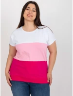 Blúzka RV BZ 8778.48 biele a ružové