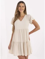 Šaty WN SK 842.01P svetlo béžová