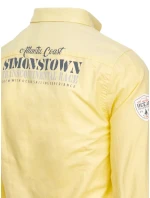 Pánska žltá košeľa FashionStreet DX2246