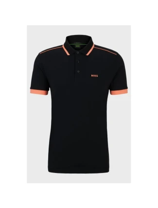 Pánska polokošeľa BOSS Paddy 1 NERO regular fit black (50512995-001)