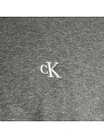 Calvin Klein Zip Fleece Hoodie Logo Tape Grey Heather Mikina - LZ04RE285G-P7E Pánske