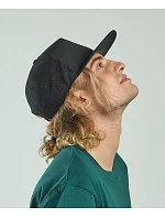 Atlantis Headwear Bank Five-S 5-panelová čiapka s výložkou 33.0232 tmavomodrá/čierna