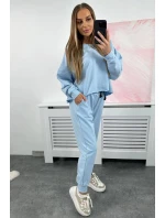 Set 2dielna mikina + nohavice modrý