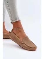 Dámske semišové mokasíny tmavobéžové Ranica Dámske semišové mokasíny tmavobéžové Ranica