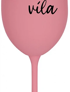 (NO)WINE FAITH - ružový pohár na víno 350 ml