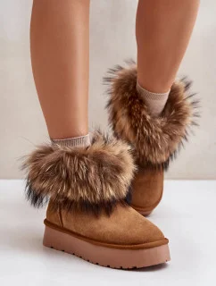 Snehule W5893 hnedé - Step in style