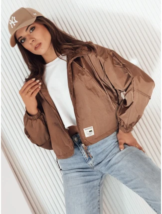 Dámska prechodná bunda ISCAR hnedá FashionStreet TY4234 Dámska prechodná bunda ISCAR hnedá FashionStreet TY4234