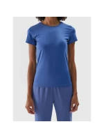 Dámske rýchloschnúce tréningové tričko regular fit 4F 4FWAW24TFTSF1011-31S