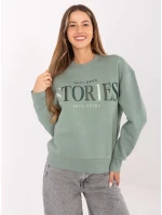 Mikina D10608BC02801A3NO pistáciová Mikina D10608BC02801A3NO pistáciová