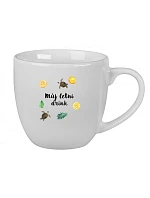 Personalizovaný keramický hrnček s objemom 400 ml s letnou kombináciou Personalizovaný keramický hrnček s objemom 400 ml s letnou kombináciou