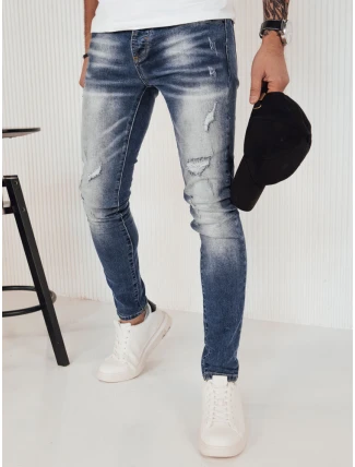 FashionStreet pánske modré džínsové nohavice UX4154