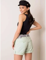 Šortky D60015W62080K pistácie Šortky D60015W62080K pistácie