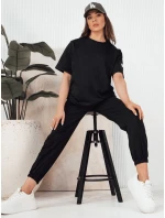 Dámsky teplákový komplet RIZNA black FashionStreet AY1032 Dámsky teplákový komplet RIZNA black FashionStreet AY1032