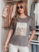Dámske tričko CENTIA graphite FashionStreet RY2612