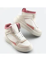 Béžovo-ružové členkové dámske tenisky sneakers (WH2122) Béžovo-ružové členkové dámske tenisky sneakers (WH2122)