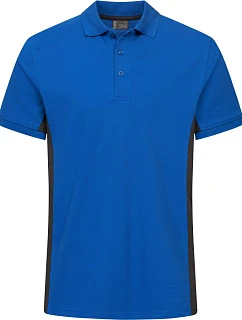 Promodoro 4590 Unisex pracovné polo s kontrastnými prvkami – EXCD 40.4590 royal/charcoal