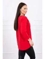 Blúzka s potlačou Superior červená