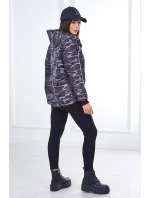 3dielna súprava Vresoviská blúzka, top a legíny čierna + grafit