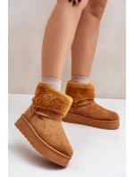 Big Star OO274A106 Snehové topánky na ťavej platforme s kožušinou Big Star OO274A106 Snehové topánky na ťavej platforme s kožušinou