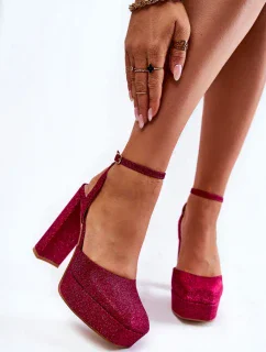 Sandále na podpätku model 173742 Step in style