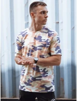 FashionStreet béžové moro pánske tričko RX5589