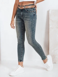 Dámske skinny push up džínsy modré FashionStreet UY2803