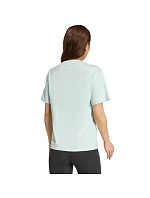 Dámske bavlnené tričko adidas Essentials Small Logo light blue JY4965 Dámske bavlnené tričko adidas Essentials Small Logo light blue JY4965