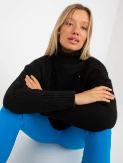 Dámsky sveter LC SW 3019 čierny