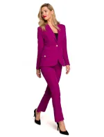 K141 Bunda s dvojitým vreckom a chlopňou - fľaškovo zelená