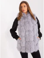 Dámska vesta AT KZ 2379.96P sivá - Wool Fashion