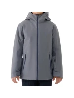 Chlapčenská lyžiarska bunda 4F M0820 tmavosivá 4FJWAW25TTJAM0820 23S