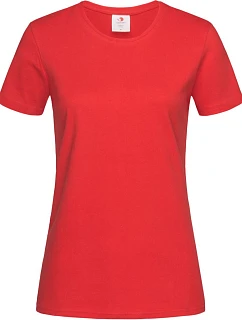 Stedman Comfort T Women Dámske tričko z hrubej bavlny 05.2160 šarlátovo červené