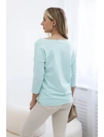 Blúzka Casual mint Blúzka Casual mint