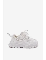 Buty Sportowe Sneakersy Dziecięce Białe Tilvianea