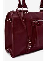 Veľká taška z imitácie kože Bordo Nolita