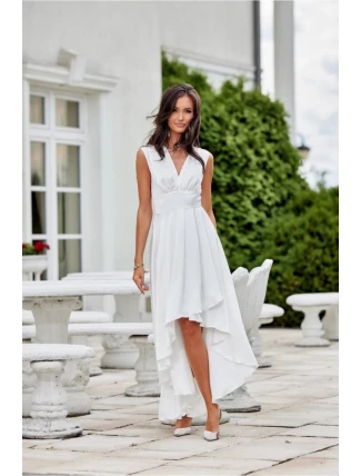 Večerné šaty SUK0410 biele - Roco Fashion Večerné šaty SUK0410 biele - Roco Fashion