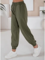Dámske tepláky SOLIR khaki FashionStreet AY1019 Dámske tepláky SOLIR khaki FashionStreet AY1019
