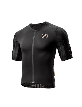 Rockbros YDDX011 Cyklistický dres Diamond s krátkym rukávom veľkosť L - čierny Rockbros YDDX011 Cyklistický dres Diamond s krátkym rukávom veľkosť L - čierny