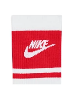 Nike Everyday Elevated Crew 3 páry bielych a červených ponožiek IM7949 900