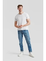 Fruit of the Loom Iconic 150 V-Neck T Tričko s výstrihom do V 16.1442 melírovaná šedá