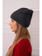 Dámska čiapka Amira K359 graphite+black