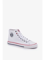 Pánske plátenné tenisky Big Star HI-POLY SYSTEM - biele