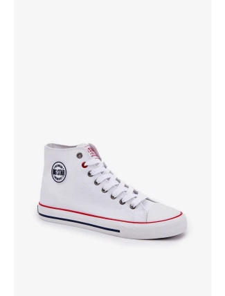 Pánske plátenné tenisky Big Star HI-POLY SYSTEM - biele