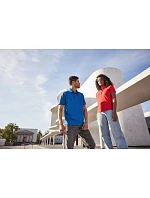 Daiber JN 1300 Pánske tričko s golierom z džerseju 02.1300 svetločervené