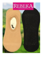 Dámske bambusové ponožky mokasínky s ABS