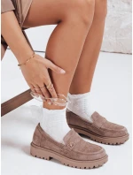 Dámske mokasíny béžové FashionStreet ZY1132 Dámske mokasíny béžové FashionStreet ZY1132