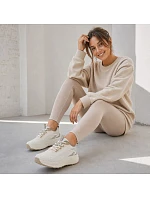 Dámska športová obuv na platforme béžová Big Star TT274318 Dámska športová obuv na platforme béžová Big Star TT274318