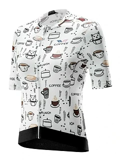 Dámsky cyklistický dres Rockbros 15110005005 s krátkym rukávom, veľkosť L – biely